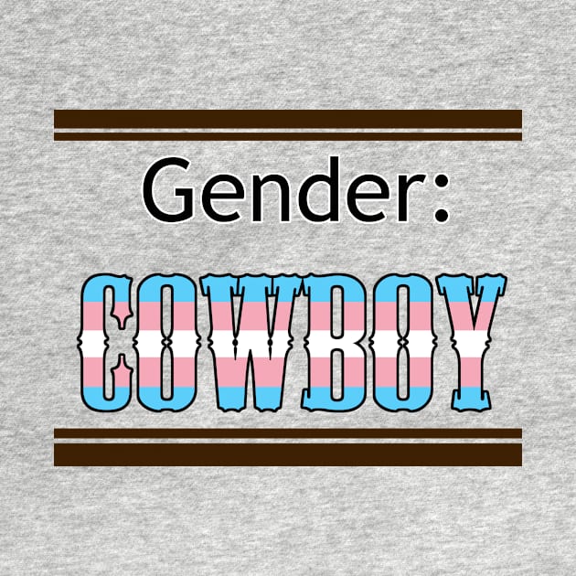 Gender: COWBOY - Trans Colors by Akamaru01